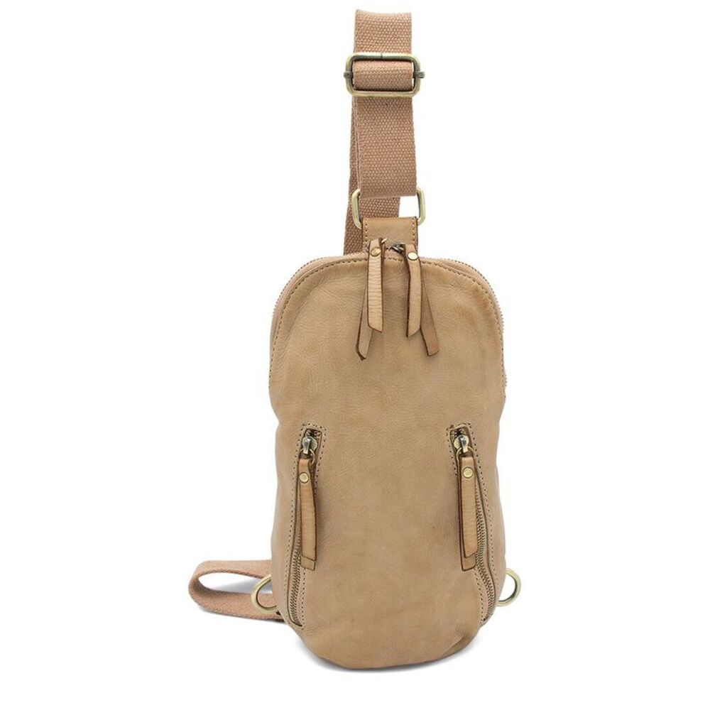 Bolsa Nova Logan Leather Sling Bag